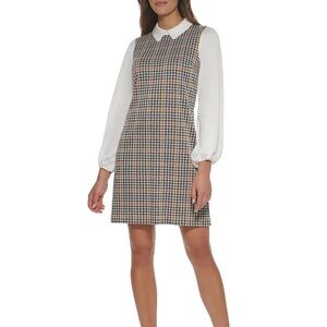 Tommy Hilfiger Women's Plaid Layered-Look Dress, 6